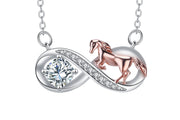 High Sense Fashion Special-interest Infinite Symbol Pendant Necklace Female Personality Ornament