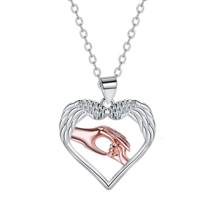 High-grade Ornament Heart Of Angel Pendant Necklace For Women