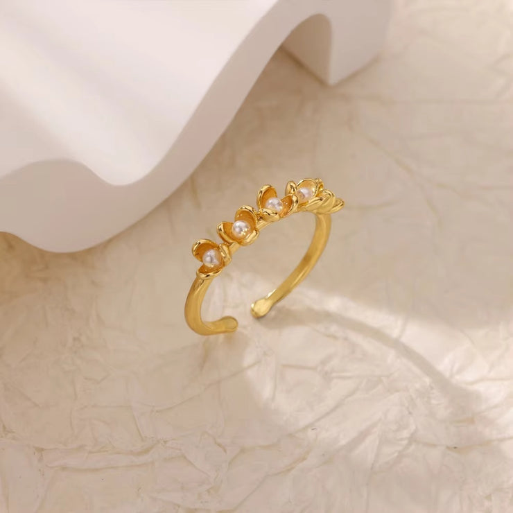 Retro Affordable Luxury Open Purple Zircon Ring