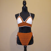 Handmade Crochet Bikini Passioknit, Festival Outfit, Beachwear, Swimsuit for Women, Pool Party, Boho Style