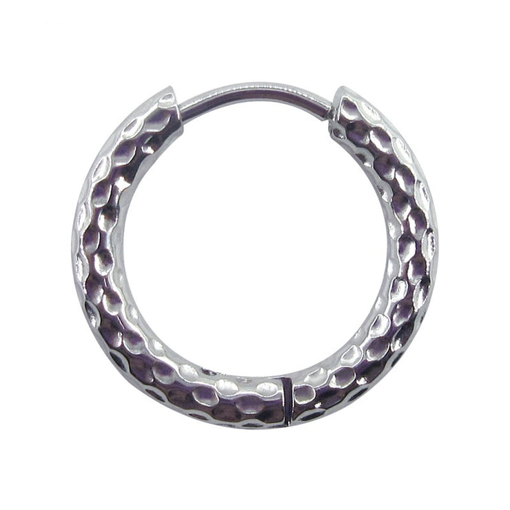 Stainless Steel Earrings High-grade Round Ear Clip