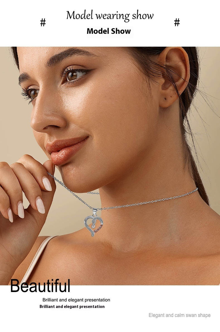 Retro Love Necklace Clavicle Chain Sisters
