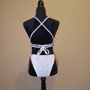 Handmade Crochet Bikini Passioknit, Festival Outfit, Beachwear, Swimsuit for Women, Pool Party, Boho Style
