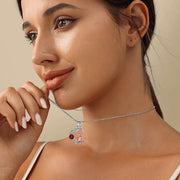 Special-interest Design Cute Moon Cat Pendant Necklace For Women