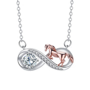 High Sense Fashion Special-interest Infinite Symbol Pendant Necklace Female Personality Ornament