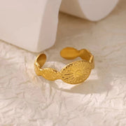 Retro Affordable Luxury Open Purple Zircon Ring