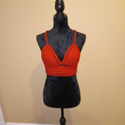 Handmade Crochet Bralette, Boho Festival Crop Top, Passioknit Kelsie Design, Beachwear Top, Coachella Look, Hippie Style