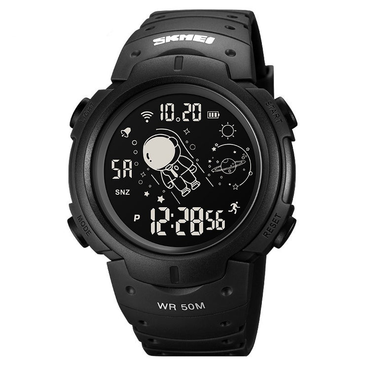 Multifunctional Spaceman Middle School Student Electronic Sports Watch