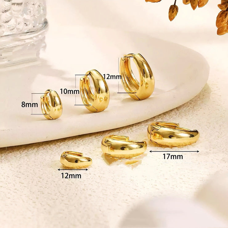 Anti-Allergy Medical Titanium Steel Ring Oval Ear Clip