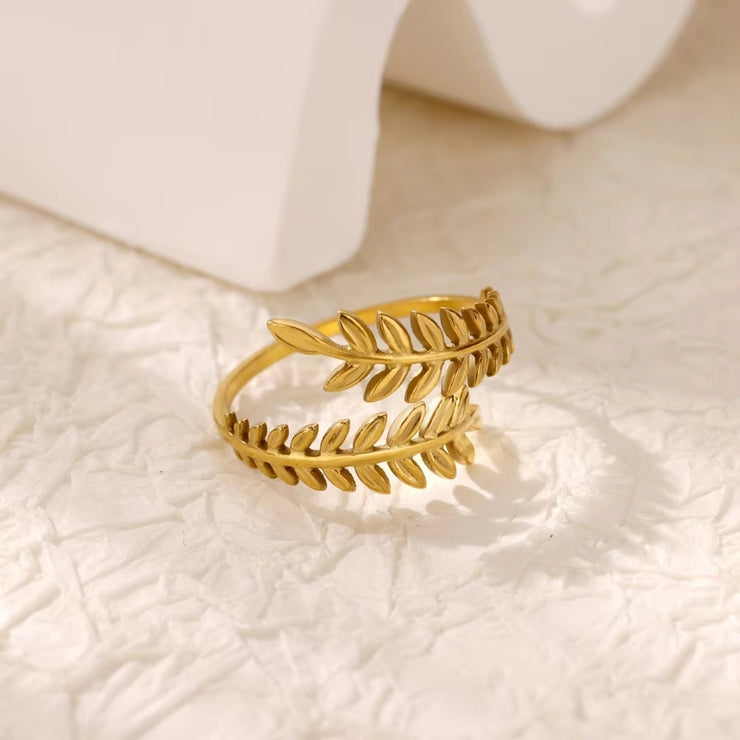 Retro Affordable Luxury Open Purple Zircon Ring