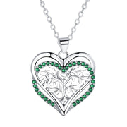 Pendant Jewelry Lucky Tree Heart Necklace For Women