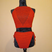 Handmade Crochet Bikini Passioknit, Festival Outfit, Beachwear, Swimsuit for Women, Pool Party, Boho Style