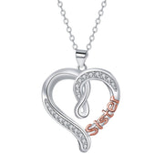 Retro Love Necklace Clavicle Chain Sisters