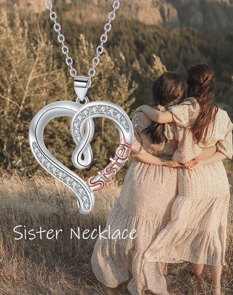 Retro Love Necklace Clavicle Chain Sisters
