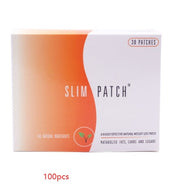Slim Patch natural weight loss patches, 30 patches per box, designed to help metabolize fats and sugars effectively.