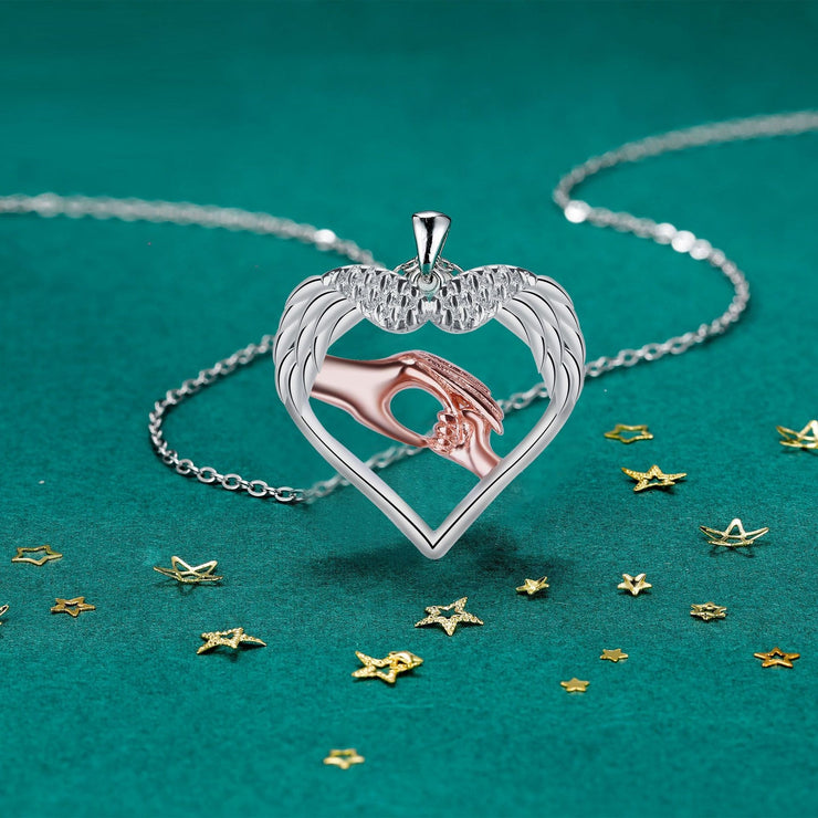 High-grade Ornament Heart Of Angel Pendant Necklace For Women