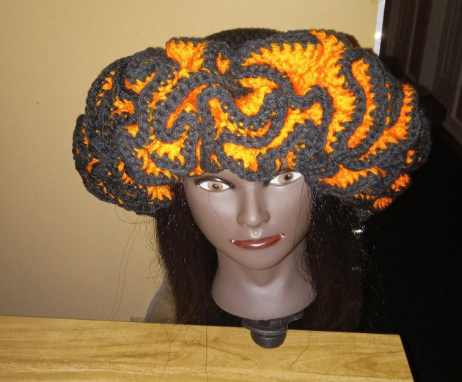 Handmade Crochet Extreme Ruffle Hat, Stylish Hat, Unique Hat, Winter Accessories, Boho Hat, Fashion Hat, Gift for Her
