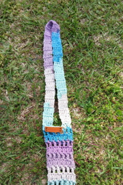 Crochet Water Bottle Holder Crossbody Bag – Handmade Sling Carrier for Reusable Bottles – Summer Festival, Hiking, Boho Style, Gift for Her