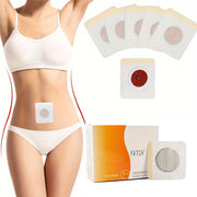 Navel slimming patch and detox stickers for effective weight loss and toxin removal on abdomen.