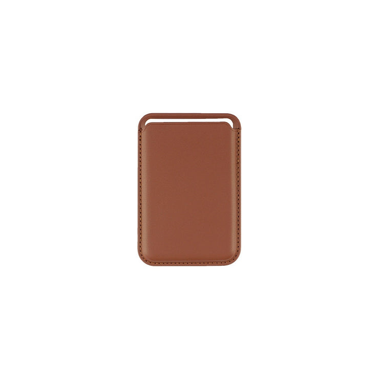 For Magsafe Magnetic Luxury Leather Card Holder Wallet Case For 14 Pro Max 13 12 Phone Bag Adsorption Accessories Cover