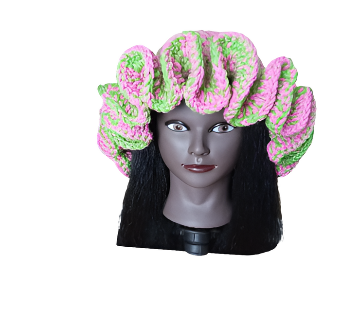 Vibrant Crochet Ruffle Hat, Handmade Hat, Crochet Hat, Neon Colors, Unique Beanie, Fashion Accessory, Festival Hat