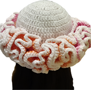 Handmade Crochet Extreme Ruffle Hat, Stylish Hat, Unique Hat, Winter Accessories, Boho Hat, Fashion Hat, Gift for Her