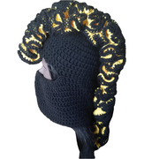 Handcrafted Black and Yellow Crochet Ski Mask – Cozy, Bold, and Uniquely You