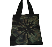 Handcrafted Hibiscus Tote Bag, Handmade Tote Bag, Crochet Bag, Customizable Tote, Boho Bag, Personalized Gift