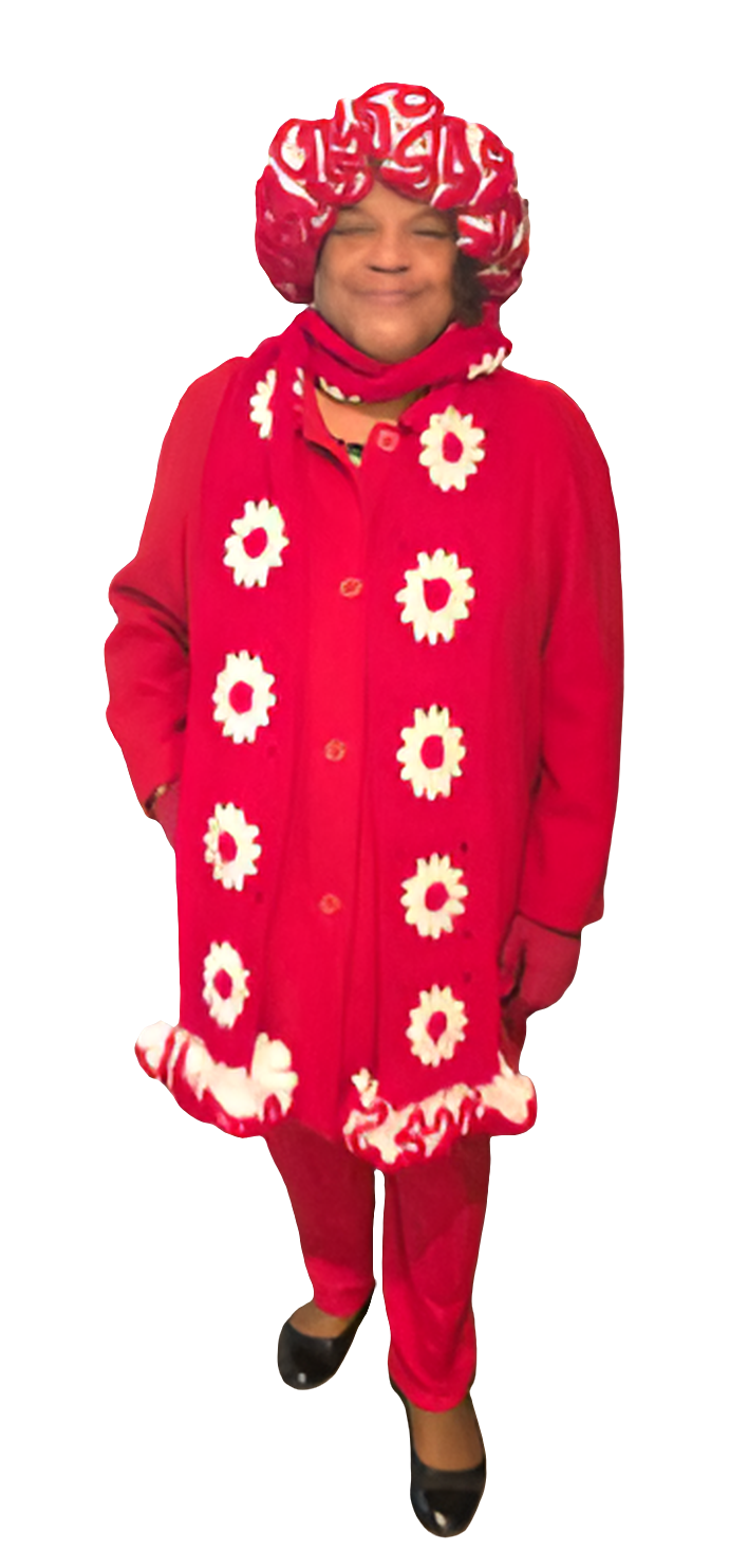 Handcrafted Granny Square Midi Length Scarf, Crochet Scarf, Boho Scarf, Vintage Style Hat, Unique Gift, Winter Fashion