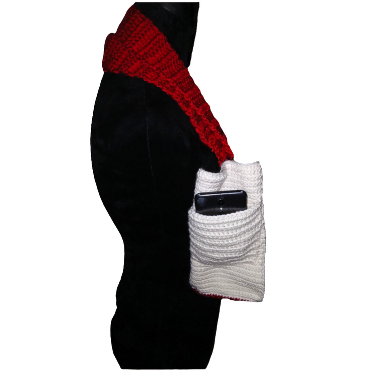 Handmade Crochet Alabama Tote Bag – Crimson Tide Reversible Game Day Purse 👜🐘 | Roll Tide Fan Gear