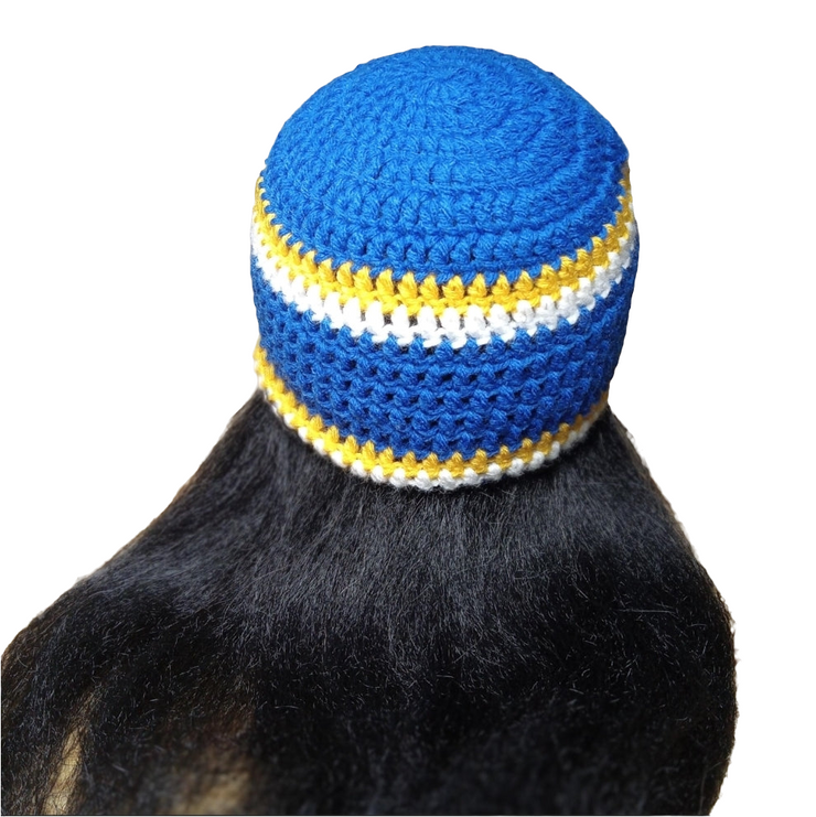 Handmade Crochet Football Beanie, Custom Team Colors, Crochet Hat, Sport Fan Gear, Custom Sports Hat, Warm Beanie