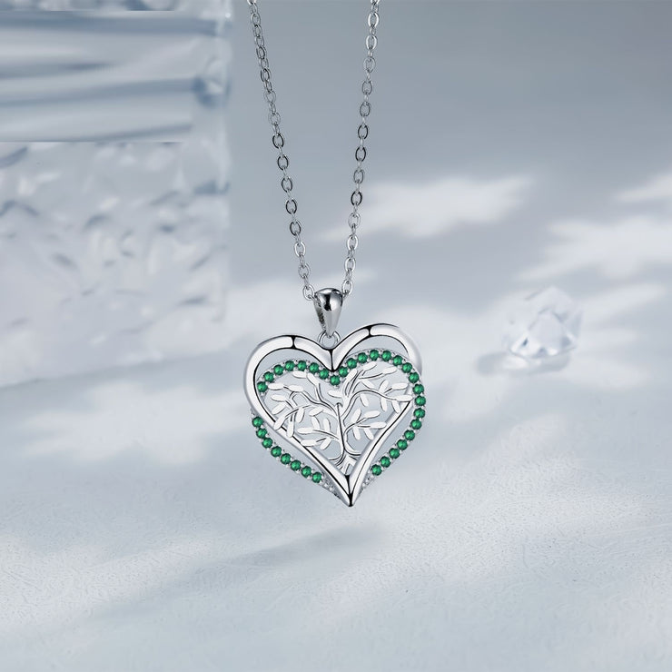 Pendant Jewelry Lucky Tree Heart Necklace For Women