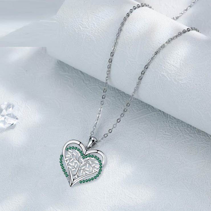 Pendant Jewelry Lucky Tree Heart Necklace For Women