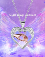 High-grade Ornament Heart Of Angel Pendant Necklace For Women