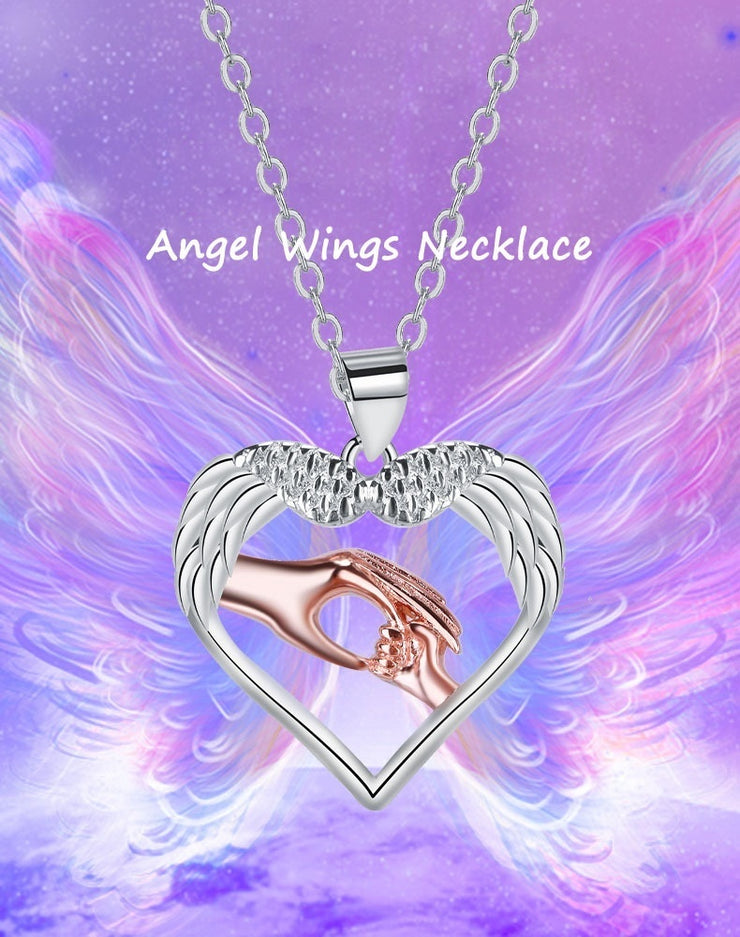 High-grade Ornament Heart Of Angel Pendant Necklace For Women