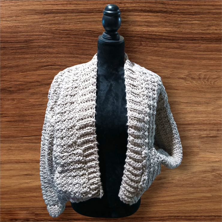The Cozy Fern Flow Cardigan – Handmade Crochet Fall Sweater