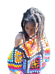 The Bold Soul Off-Shoulder Granny Sweater