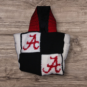 Handmade Crochet Alabama Tote Bag – Crimson Tide Reversible Game Day Purse 👜🐘 | Roll Tide Fan Gear