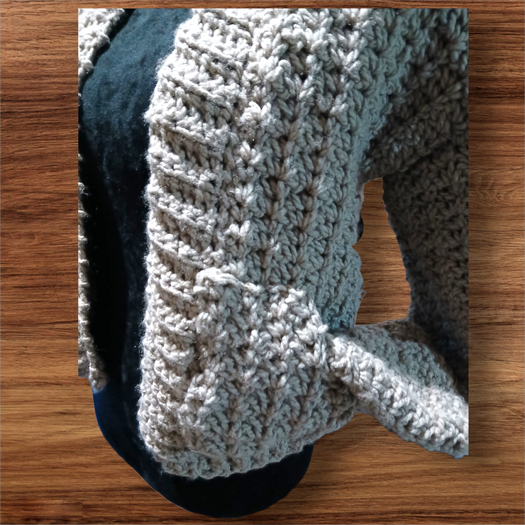 The Cozy Fern Flow Cardigan – Handmade Crochet Fall Sweater