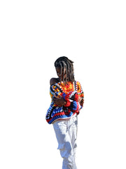 The Bold Soul Off-Shoulder Granny Sweater